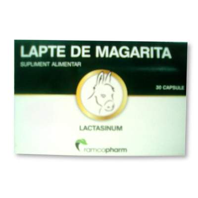 Lapte de magarita Lactasinum, 30 capsule, Ramcopharm