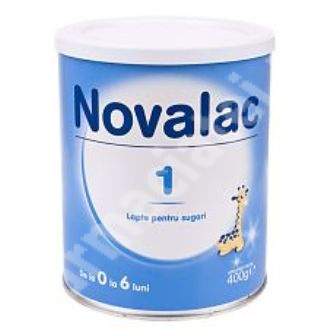 Lapte, Formula 1, Grupa 0 luni, 400 g, Novalac