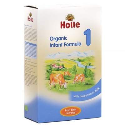 Lapte Formula Organica 1, +0 luni, 400 g, Holle Baby Food