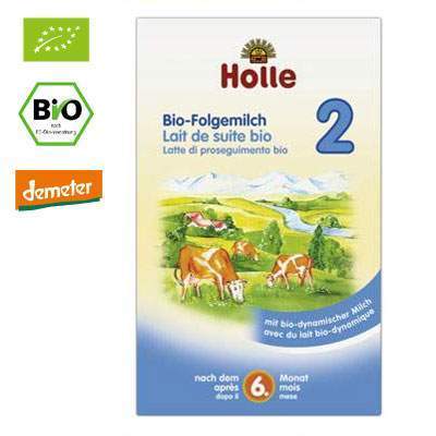 Lapte Formula Organica 2 de continuare +6luni, 600 g, Holle Baby Food
