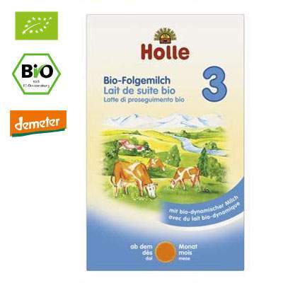 Lapte Formula Organica 3, 600 g, Holle Baby Food