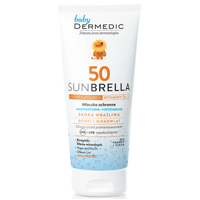 Lapte protectie solara bebe SPF50+ SunBrella, 100g, Dermedic