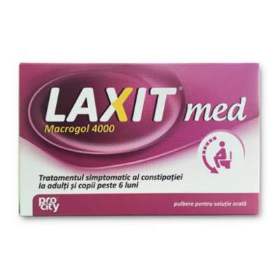 Laxit Med Macrogol 4000, 20 plicuri, Fiterman Pharma