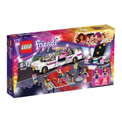 Limuzina vedetei pop Friends, 6-12 ani, L41107, Lego