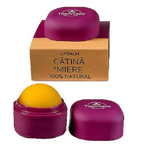 Lipbalm Catina si miere, 9 g, TrioVerde
