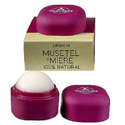 Lipbalm Musetel si miere, 9 g, TrioVerde