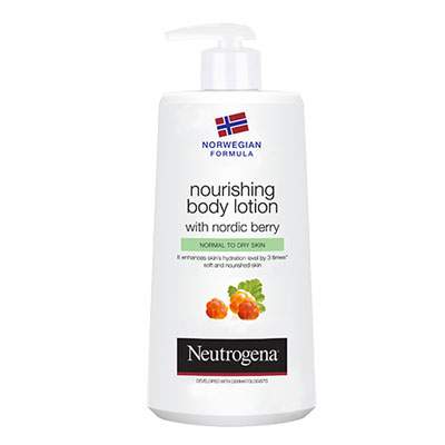 Lotiune de corp hidratanta piele normala si uscata cu Nordic Berry Neutrogena, 250 ml, Johnson&Johnson