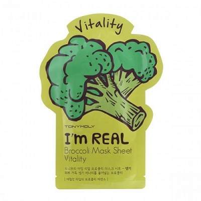 Masca anti-ageing cu brocoli I'm Real 21g, TonyMoly