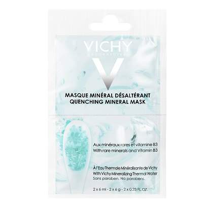Masca de fata minerala Vichy cu efect calmant, 2 x 6 ml - Auchan online