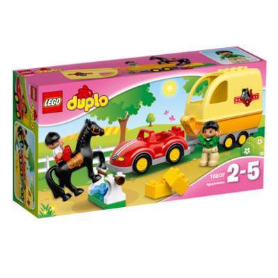 Masina cu remorca pentru cai Duplo, 2-5 ani, L10807, Lego