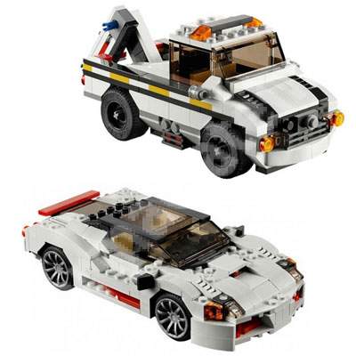 Masina sport de autostrada 3in1  7-12 ani, L31006, Lego