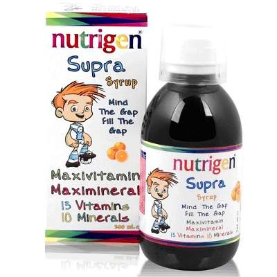 Maxivitamin maximineral Supra, +12 luni, 200 ml, Nutrigen