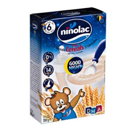 7 cereale Noapte buna, Gr. +6 luni, 200 g, Ninolac