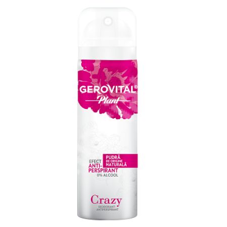 Antiperspirant deodorant, Crazy Gerovital Plant, 150ml, Farmec