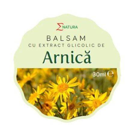 Balsam cu extract glicolic de arnica, 30 ml, Enatura
