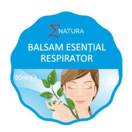Balsam esential respirator pentru adulti, 50 ml, Enatura