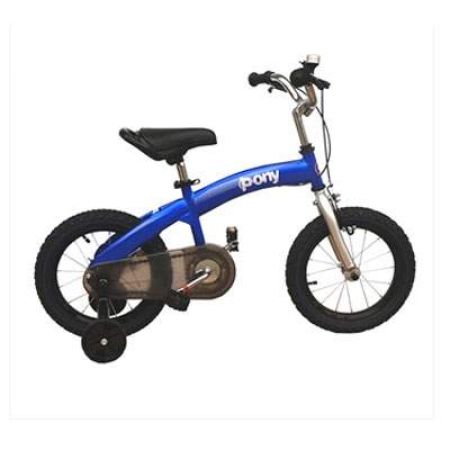 Bicicleta 12'' Pony Blue + kit de pedalare, 