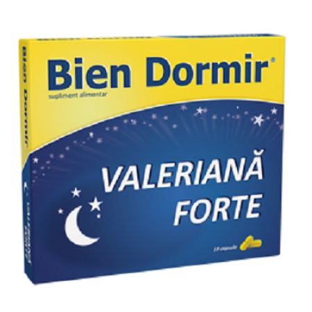 Bien Dormir Valeriana Forte, 10 capsule, Fiterman Pharma