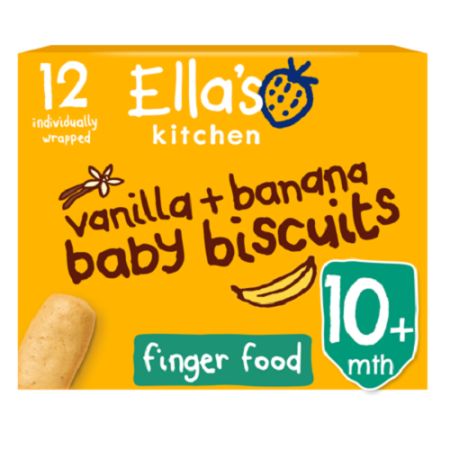 Biscuiti cu vanilie si banane, 108g, Ella s Kitchen