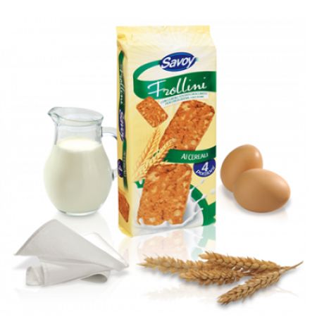 Biscuiti cu cereale - Frollini, 410g, Savoy