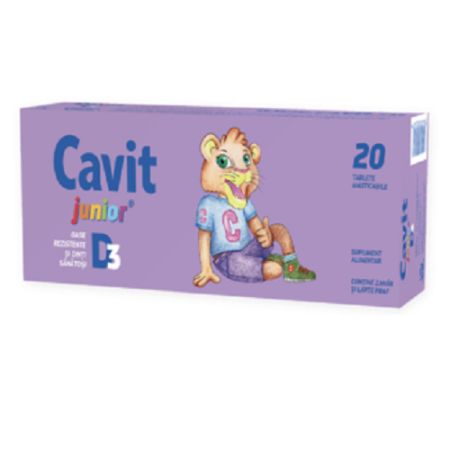 Cavit Junior D3, 20 tablete, Biofarm