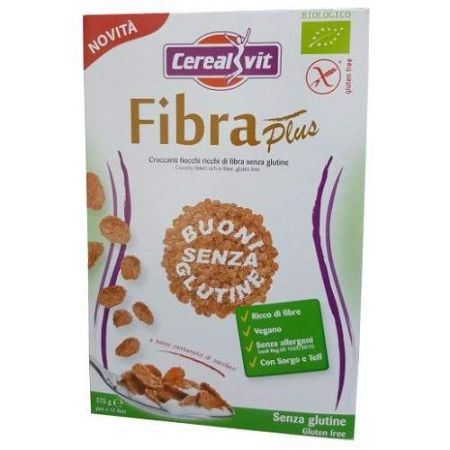 Cereala Bio Fibre Plus fara gluten cu porumb Tef Cerealvit, 375 g, La Finestra sul Cielo