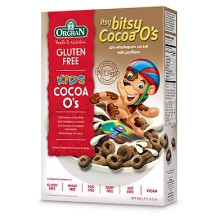 Cereale cerculete cu cacao fara gluten, 300 g, Orgran