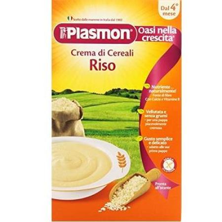 Cereale crema de orez, +4 luni, 230 g, Plasmon