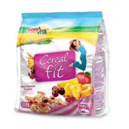 Cereale cu 25% fructe Fit, 250 g, Bonavita