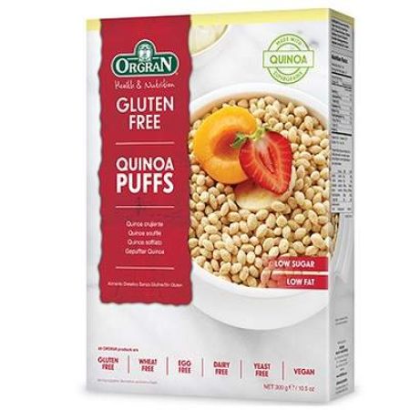 Cereale fara gluten Puffs, 300 g, Orgran