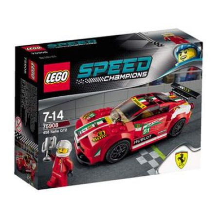 Champions 458 Italia GT2 Speed, 7-14 ani, 75908, Lego