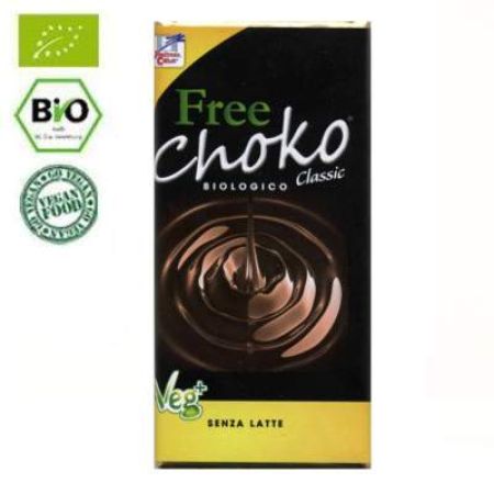 Ciocolata Bio fara zahar si lapte, 100 g, La Finestra Sul Cielo