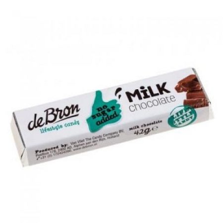 Ciocolata cu lapte, 42g, DeBron