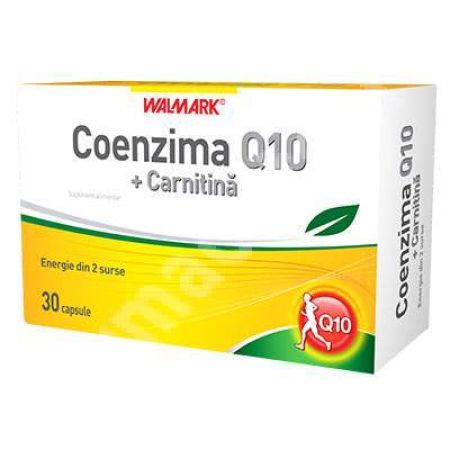 Coenzima Q10 si Carnitina, 30 capsule, Walmark