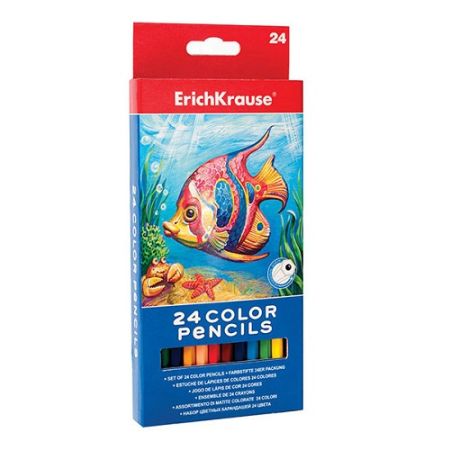 Creioane colorate, 24 culori, 32880, ErichKrause