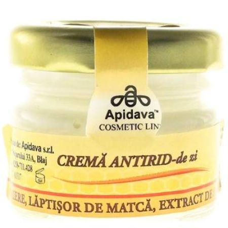 Crema antirid cu Miere, Laptisor de Matca si Extract de Salcam, 30ml, Apidava