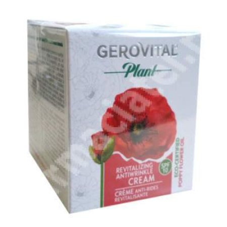Crema antirid revitalizanta 50 ml, Gerovital Plant, Farmec