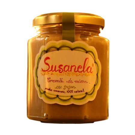 Crema de miere cu susan, 210 g, Prisaca Transilvania