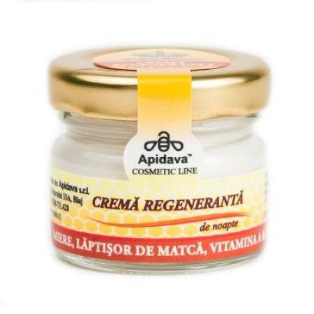 Crema regeneranta de noapte, 30 ml, Apidava