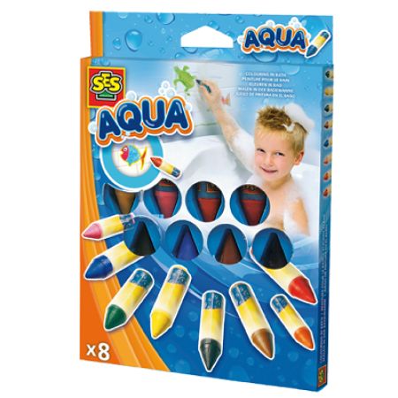 Culori pentru baie Aqua, 8 buc, 04196, SES