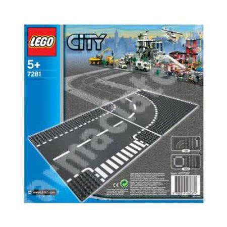 Curba si intersectie City  5 ani, L7281, Lego
