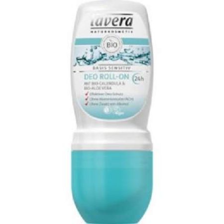Deodorant roll on cu extract de galbenele si aloe vera, 50 ml, Lavera