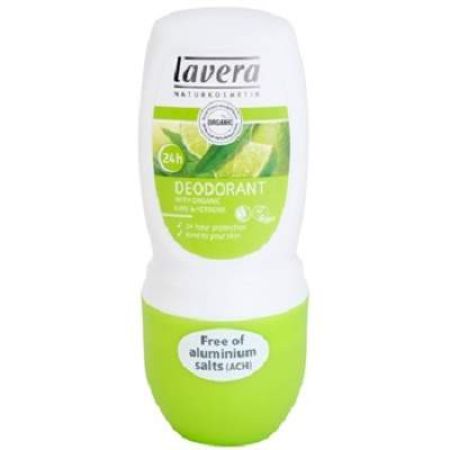Deodorant roll on cu extract de lamaie verde si verbina, 50 ml, Lavera