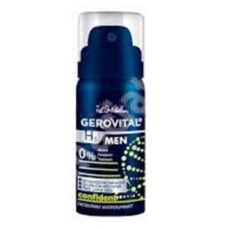 Deodorant antiperspirant Gerovital H3 Men Confident, 40 ml, Farmec