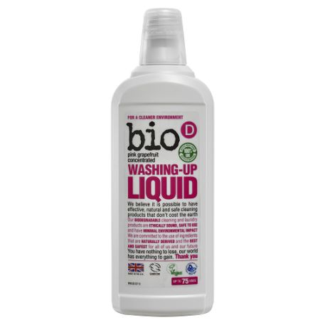 Detergent Biodegradabil lichid pentru vase Grepfrut, 750 ml, Bio-D