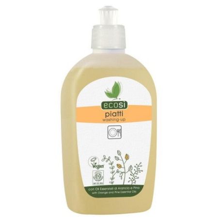 Detergent concentrat Eco pentru vase cu ulei de portocale Ecosi, 500 ml, Pierpaoli