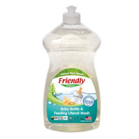 Detergent organic pentru biberoane si vase, 739 ml, Friendly Organic