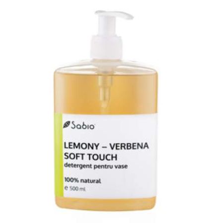 Detergent pentru vase Lemony-Verbena Soft Touch, 500ml, Sabio