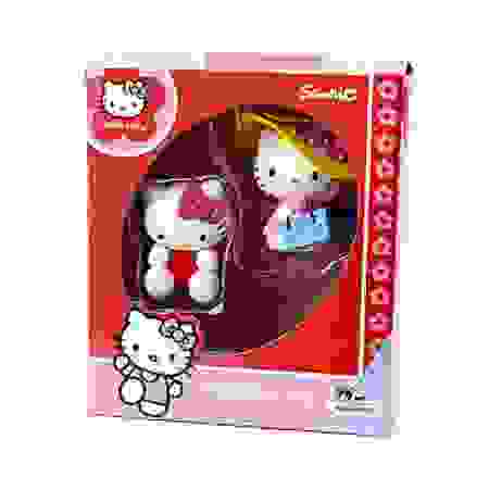 Figurine Hello Kitty Shopping Girl si Valentine, Bullyland
