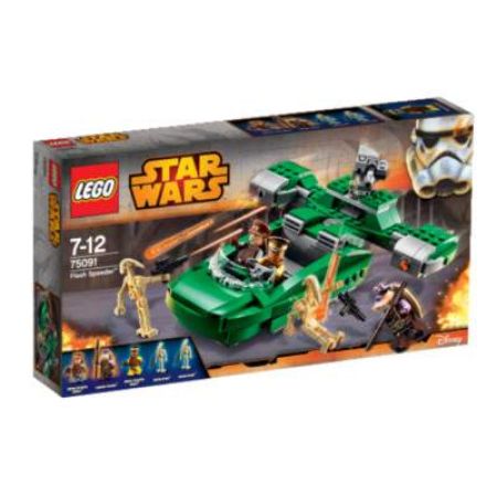 Flash Speeder Star Wars, 7-12 ani, L75091, Lego